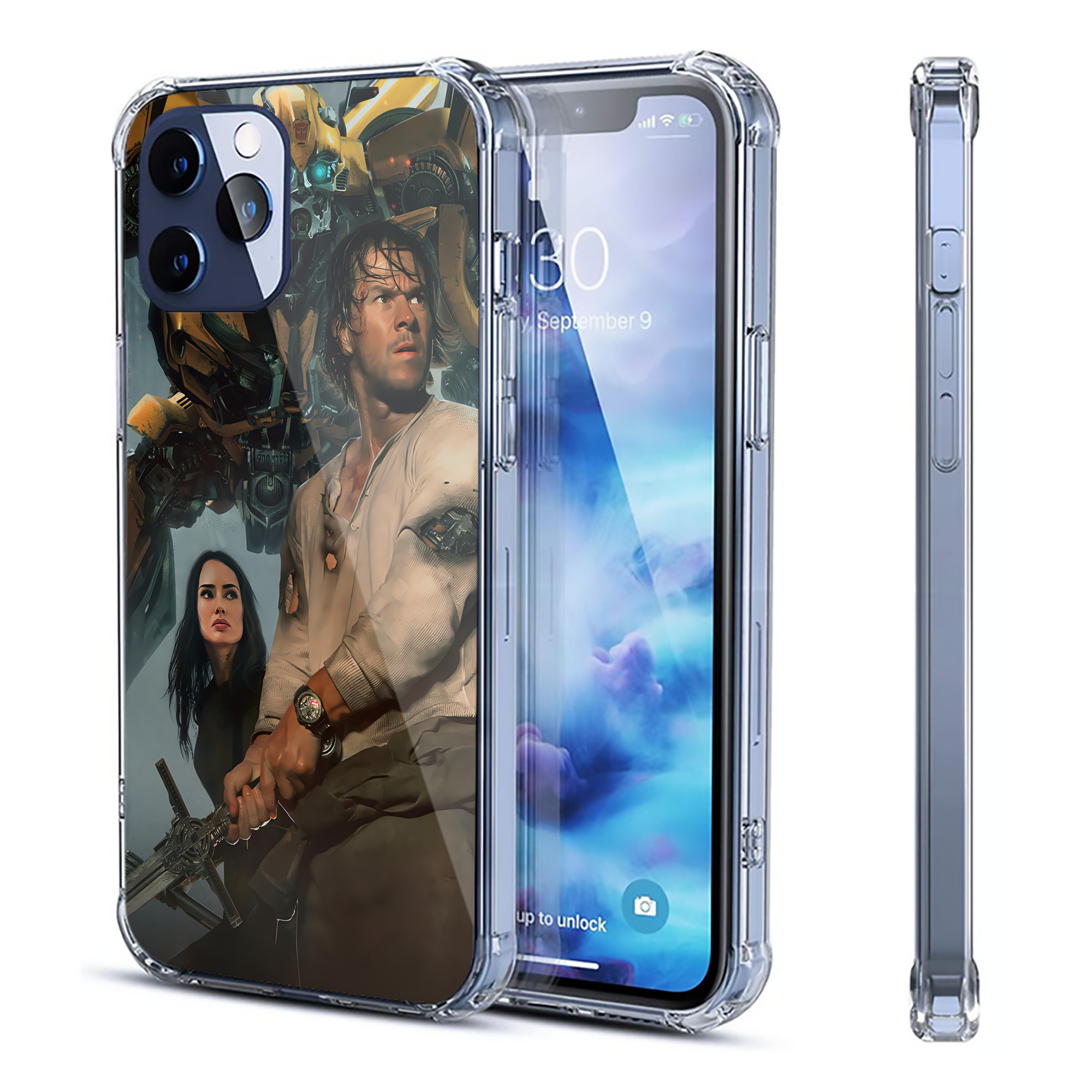 （画像用） Transformers トランスフォーマー 【iPhone 12シリーズ対応】透明スマホケース（クリアソフトケース）
